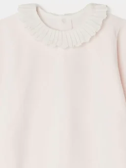 Bonpoint Heritiere Pajamas Light Pink |Newborn & Baby Onesies And Pajamas