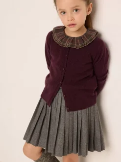 Bonpoint Jais Skirt Dark Heathered Gray |Child Skirts