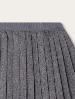 Bonpoint Jais Skirt Dark Heathered Gray |Child Skirts