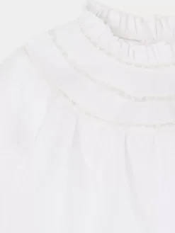 Bonpoint Jelexi Blouse Milk White |Newborn & Baby Tops
