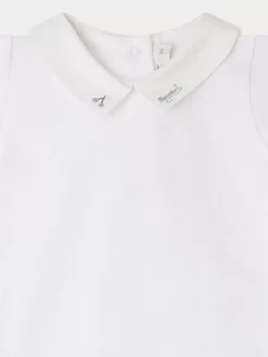 Bonpoint Juillet Bodysuit Sky |Newborn & Baby Onesies And Pajamas