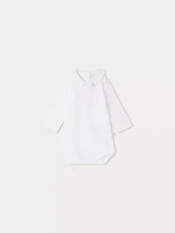 Bonpoint Juillet Bodysuit Vanilla |Newborn & Baby Onesies And Pajamas