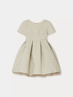 Bonpoint Lilibet Dress Lagoon |Child Dresses