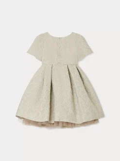 Bonpoint Lilibet Dress Lagoon |Child Dresses