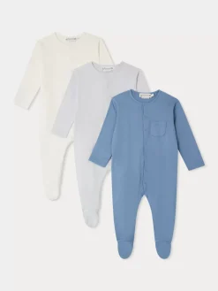 Bonpoint Lot De Pyjamas Cosima Bleu Du Nord |Newborn & Baby Onesies And Pajamas