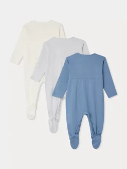 Bonpoint Lot De Pyjamas Cosima Bleu Du Nord |Newborn & Baby Onesies And Pajamas