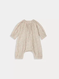 Bonpoint Luce Romper Pink Flowers |Newborn & Baby Pants, Bloomers, And Rompers