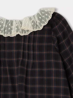 Bonpoint Magnolia Dress Slate Grey |Newborn & Baby Dresses