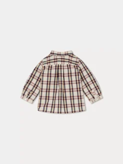 Bonpoint Malo Shirt Burgundy |Newborn & Baby Tops