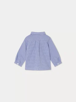 Bonpoint Malo Shirt Indigo |Newborn & Baby Tops