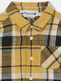 Bonpoint Malo Shirt Yellow |Newborn & Baby Tops