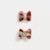 Bonpoint Miniclic Hairclips Terracotta |Child Accessories