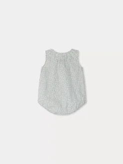 Bonpoint Nico Romper Sky Blue |Newborn & Baby Pants, Bloomers, And Rompers