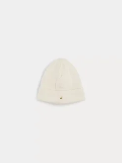 Bonpoint Organic Cotton Baby Hat Milk White |Newborn & Baby Socks And Accessories
