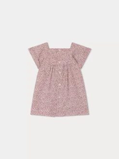 Bonpoint Pais Smocked Dress Ruby |Newborn & Baby Dresses