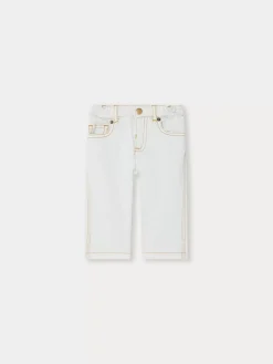 Bonpoint Pantalon Cookie Bleu Aqua |Newborn & Baby Bloomers, Shorts, And Pants