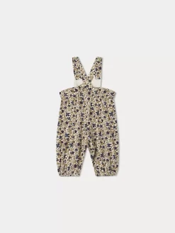 Bonpoint Papaye Overalls Beige |Newborn & Baby Bloomers, Shorts, And Pants