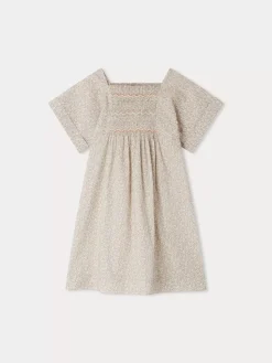 Bonpoint Paysanne Smocked Dress Pink |Child Dresses