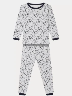 Bonpoint Planet Pajamas Heathered Gray |Child Pajamas