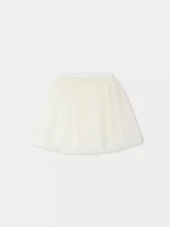Bonpoint Pois Skirt Milk White |Child Skirts