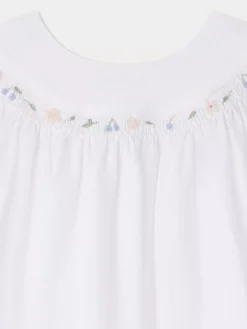 Bonpoint Robe Amantine Blanc Lait |Newborn & Baby Dresses