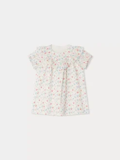 Bonpoint Robe Falbalili Rose Poudre |Newborn & Baby Dresses