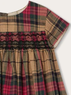 Bonpoint Robe Smockee Maruska Camel |Newborn & Baby Dresses