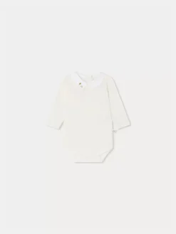 Bonpoint Septembre Bodysuit Lime Tree |Newborn & Baby Onesies And Pajamas