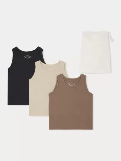 Bonpoint Set Of Athis Tank Tops Ink |Child Socks And Underwear