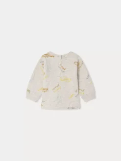 Bonpoint Sweat Benjamine Blanc |Newborn & Baby Sweaters And Cardigans