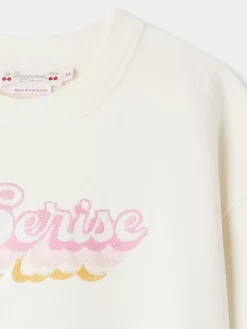 Bonpoint Sweatshirt Tayla Upb Ivoire |Child Sweatshirts