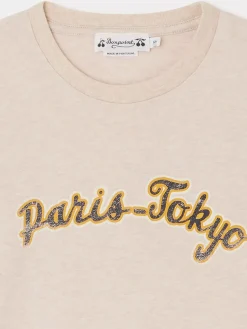 Bonpoint Tadda T-Shirt Mottled Beige |Child Tops