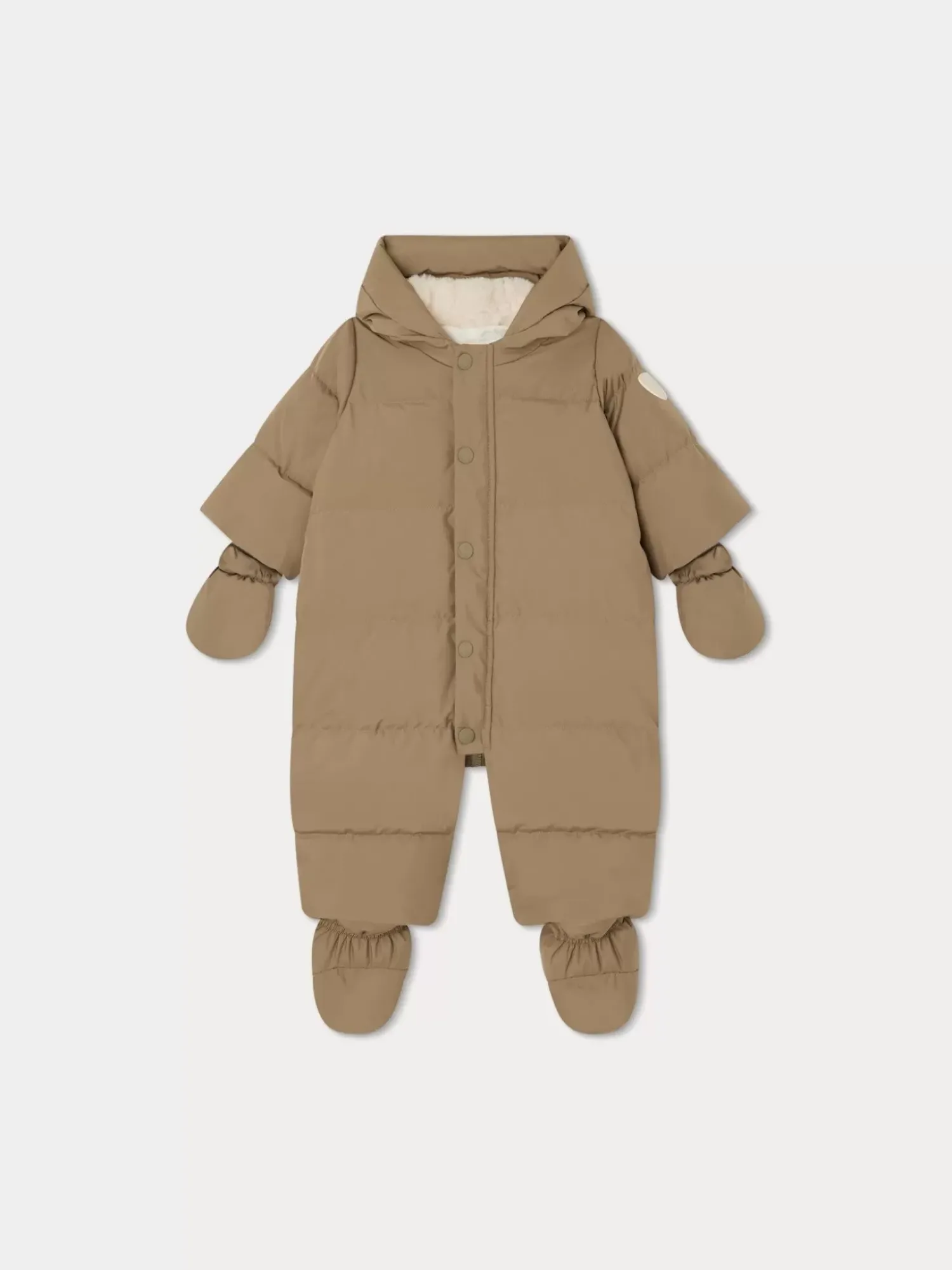 Bonpoint Tagonfly Snowsuit Praline |Newborn & Baby Outerwear