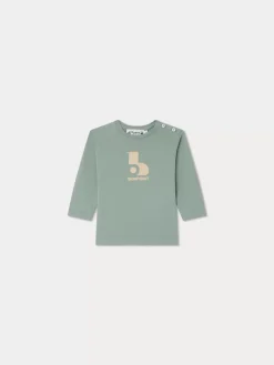 Bonpoint Tahsin T-Shirt Verdigris |Newborn & Baby Tops