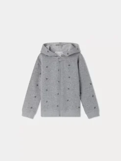 Bonpoint Talent Sweatshirt Medium Heathered Gray |Child Sweatshirts