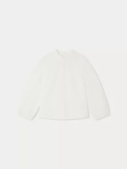 Bonpoint Tallulah Blouse Milk White |Child Tops