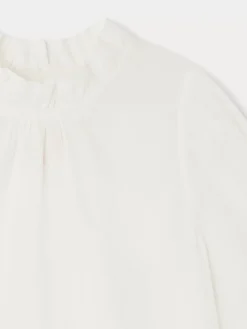 Bonpoint Tallulah Blouse Milk White |Child Tops