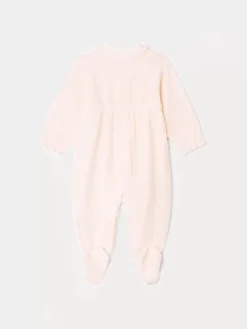 Bonpoint Talou Pajamas Pale Pink |Newborn & Baby Onesies And Pajamas