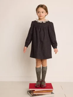 Bonpoint Tamiko Dress Slate Grey |Child Dresses