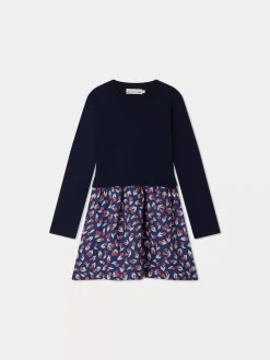 Bonpoint Tayra Dress Navy |Child Dresses