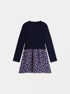 Bonpoint Tayra Dress Navy |Child Dresses