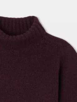 Bonpoint Temperance Sweater Grape |Child Cardigans And Sweaters