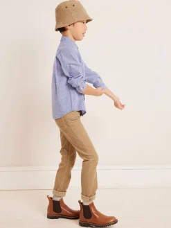 Bonpoint Theana Bucket Hat Praline |Child Accessories