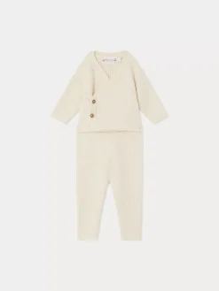 Bonpoint Theva Set Milk White |Newborn & Baby Sets And Jumpsuits