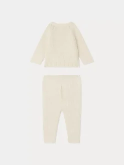 Bonpoint Theva Set Milk White |Newborn & Baby Sets And Jumpsuits
