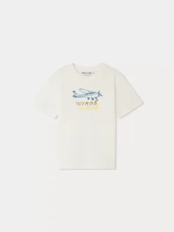 Bonpoint Thibald T-Shirt White Milk |Child Tops