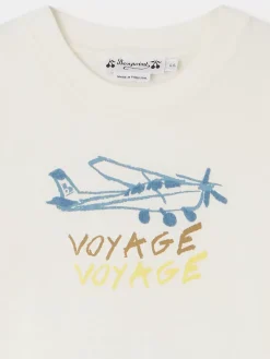 Bonpoint Thibald T-Shirt White Milk |Child Tops