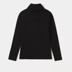 Bonpoint Thin Turtleneck Sweater Black |Child Tops