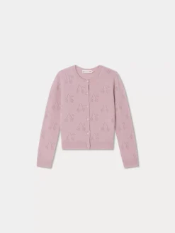 Bonpoint Thindra Cardigan Peony |Child Cardigans And Sweaters