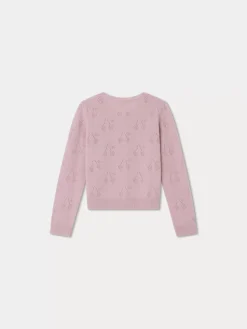 Bonpoint Thindra Cardigan Peony |Child Cardigans And Sweaters